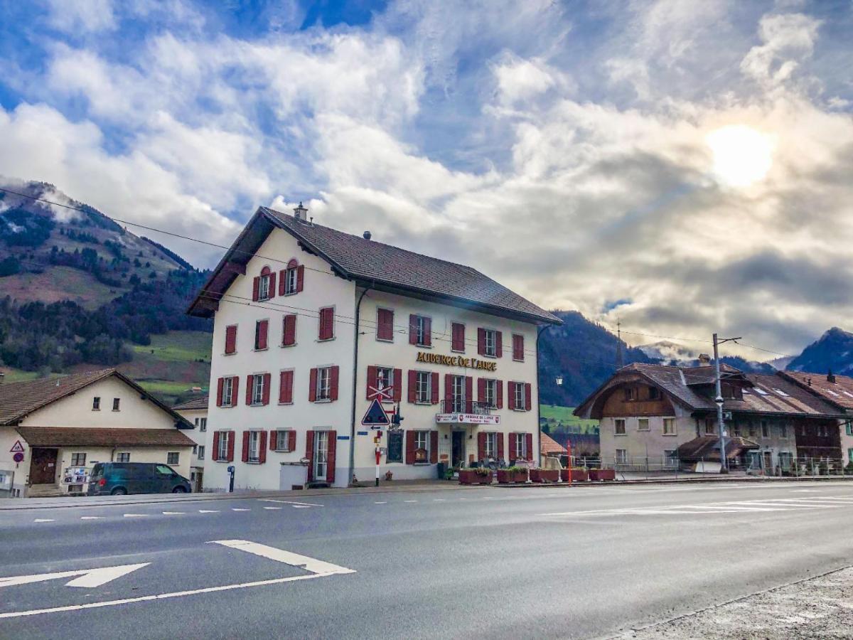 Auberge De L'Ange Albeuve Eksteriør billede
