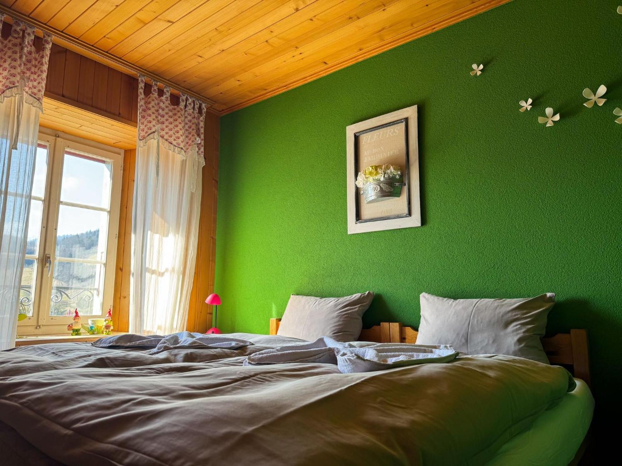 Auberge De L'Ange Albeuve Eksteriør billede